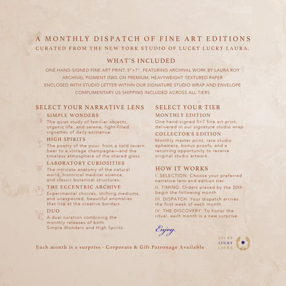 Monthly Mailed Hand-Signed Art Gift | Instant Gift Certificate Included
