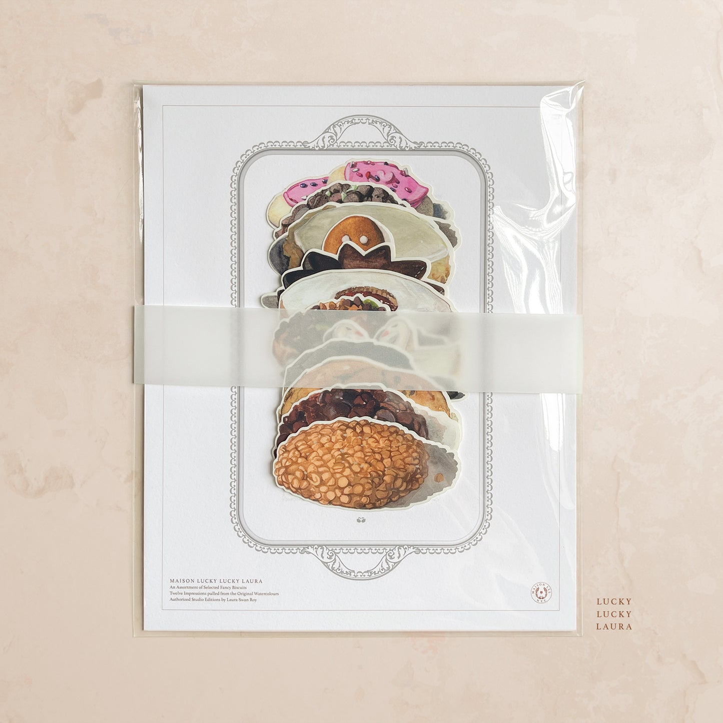 Selected Fancy Biscuits: An Illustrative Sticker Portfolio