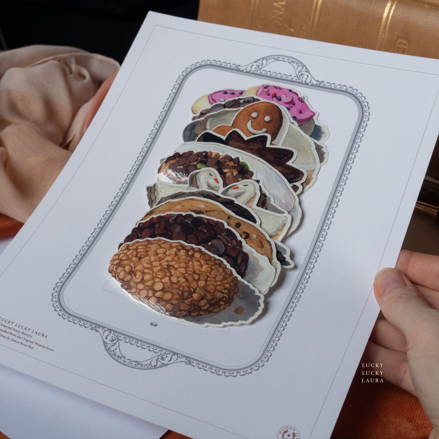 Selected Fancy Biscuits: An Illustrative Sticker Portfolio