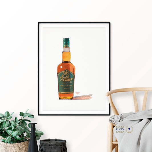 Weller Green Special Reserve Watercolor | Giclée Print