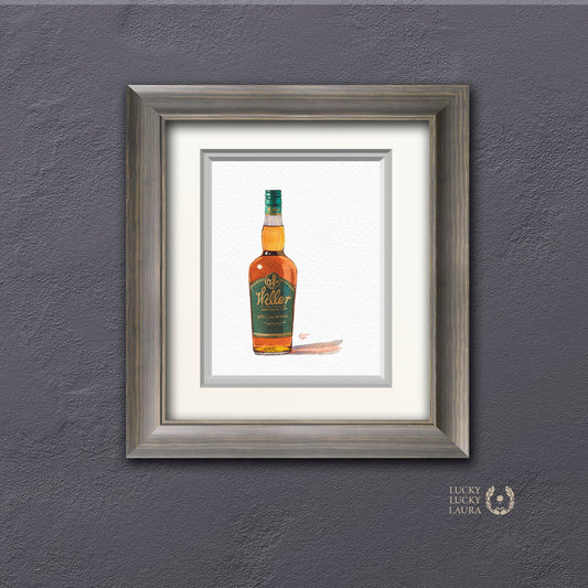 Weller Green Special Reserve Watercolor | Giclée Print