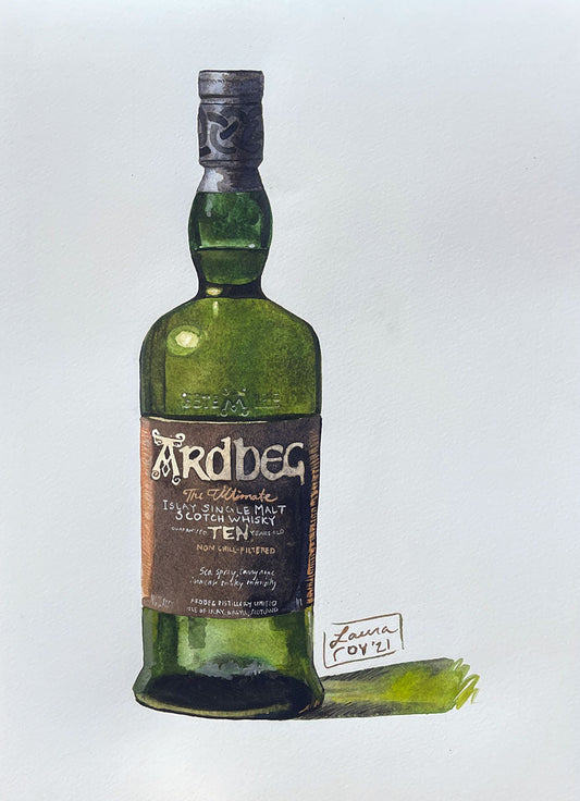 Bottle of Ardbeg 10
