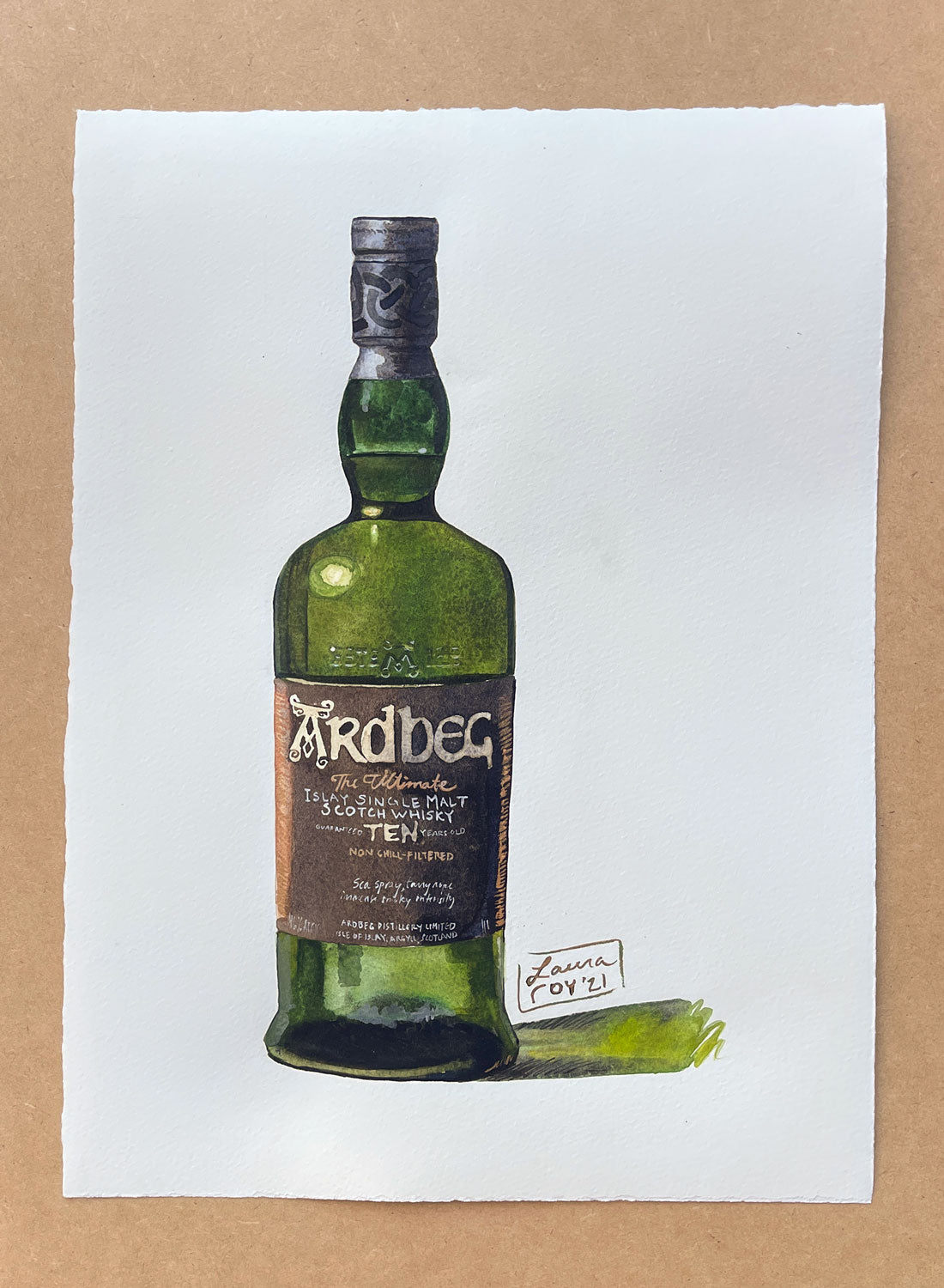 Bottle of Ardbeg 10