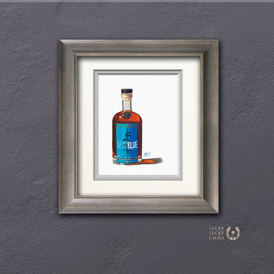 Balcones Baby Blue Watercolor | Giclée Print