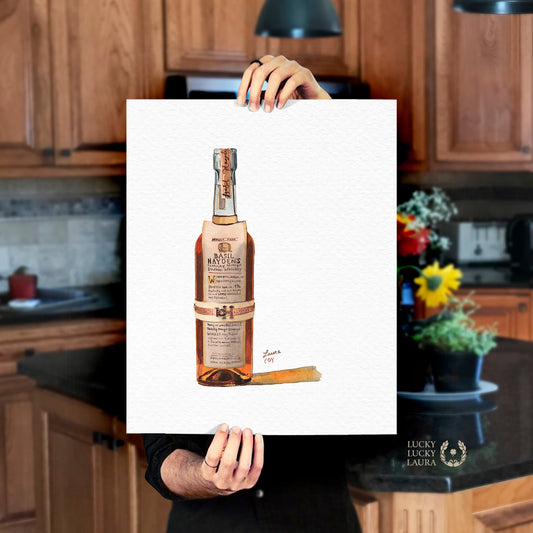 Basil Hayden Watercolor | Giclée Print