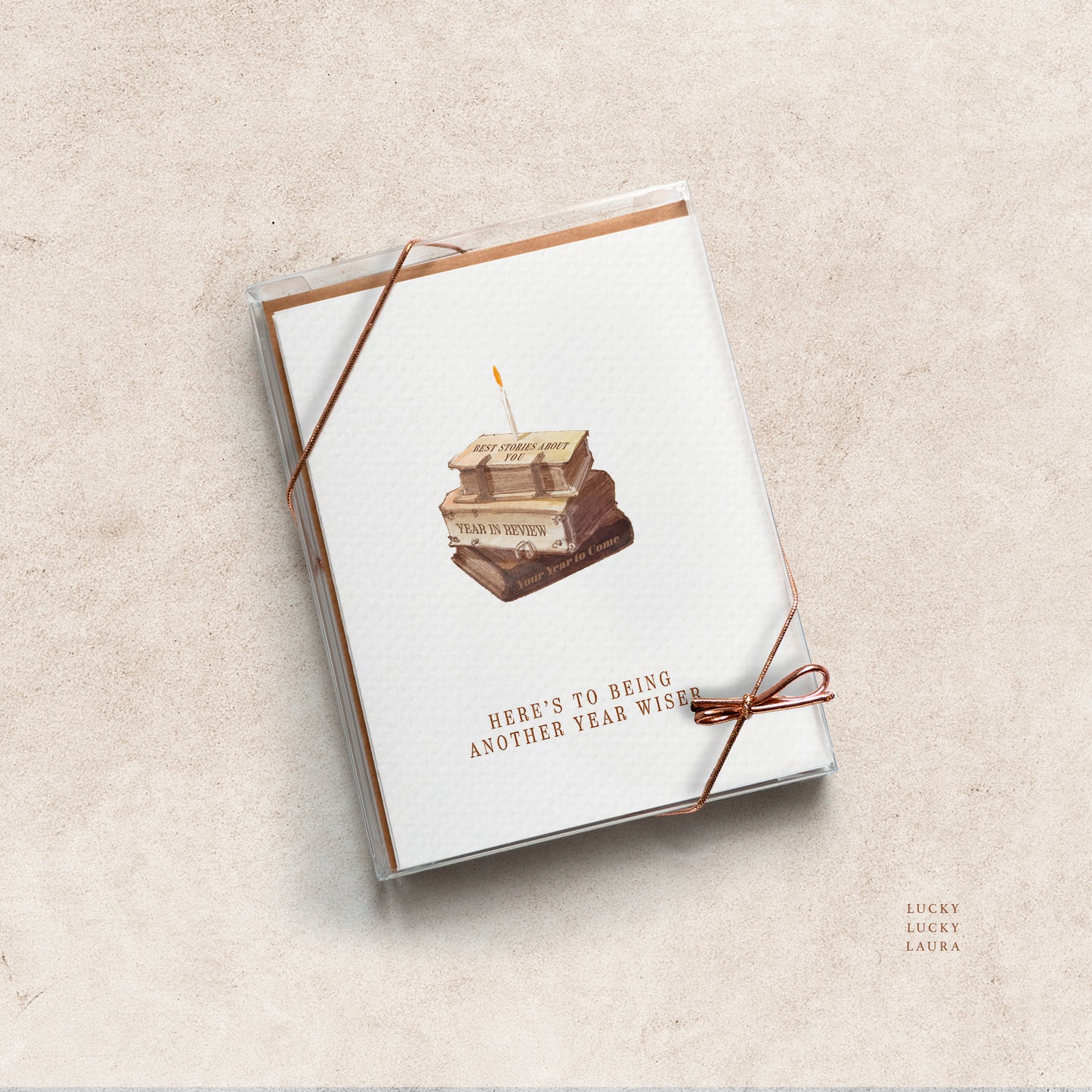 Another Year Wiser Card | Personalized Birthday Card