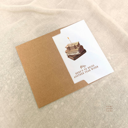 Another Year Wiser Card | Personalized Birthday Card
