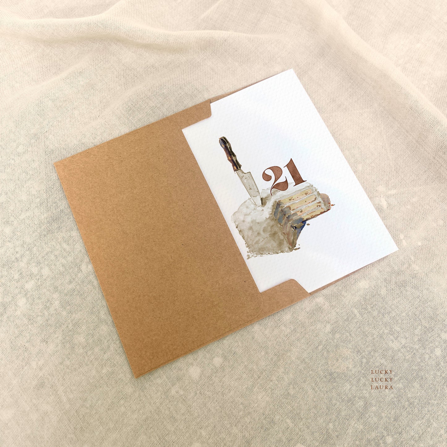 The My Slice Card | Personalized Birthday Card