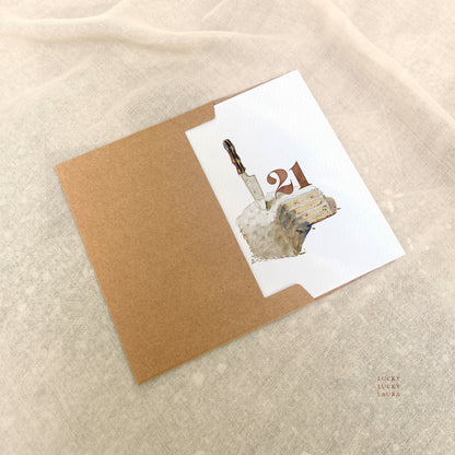 The My Slice Card | Personalized Birthday Card