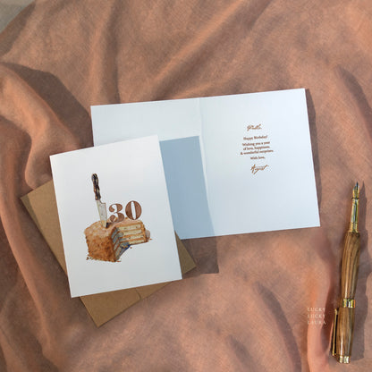 The My Slice Card | Personalized Birthday Card