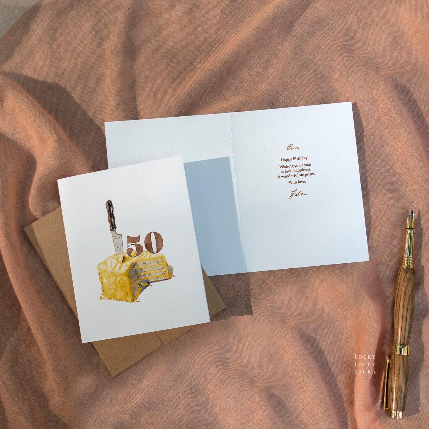 The My Slice Card | Personalized Birthday Card