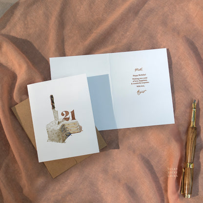 The My Slice Card | Personalized Birthday Card