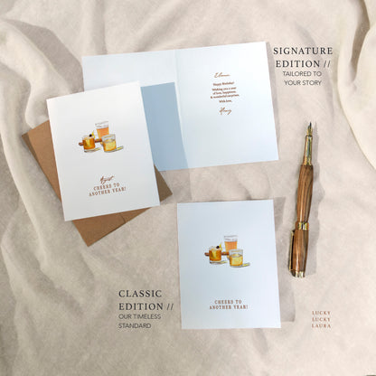 The Speakeasy Card | Personalized Bourbon Birthday Card