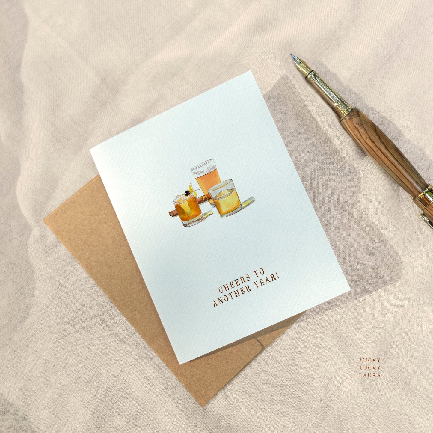 The Speakeasy Card | Personalized Bourbon Birthday Card