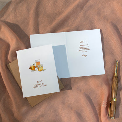 The Speakeasy Card | Personalized Bourbon Birthday Card