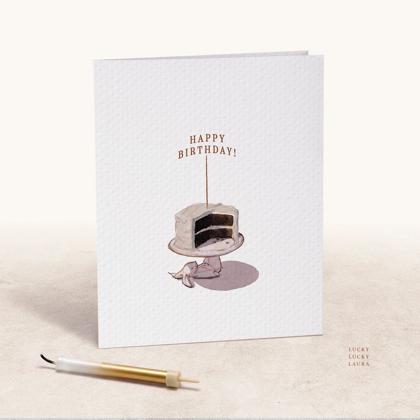 Take the Cake Card | Personalized Spring Birthday Card