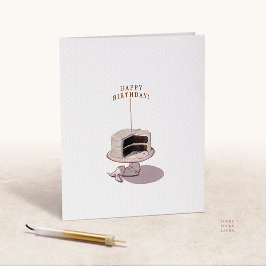 Take the Cake Card | Personalized Spring Birthday Card
