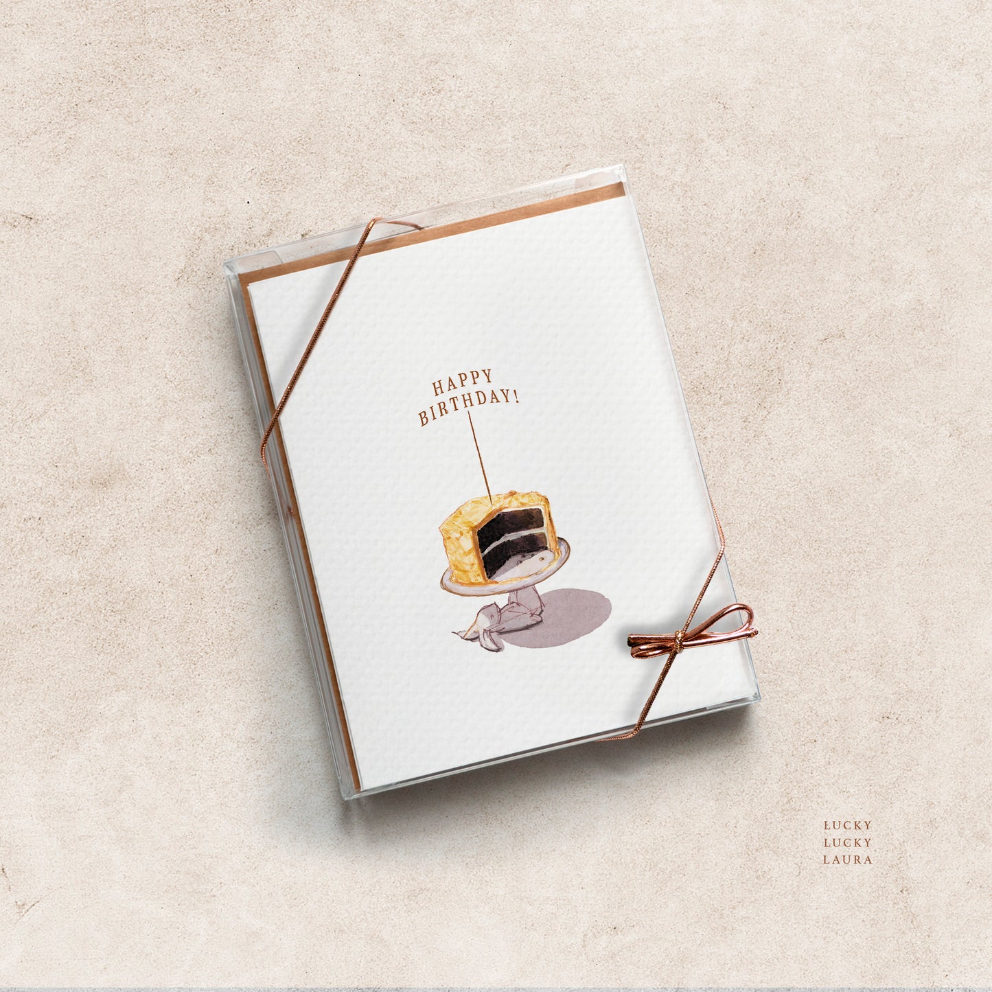Take the Cake Card | Personalized Spring Birthday Card