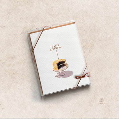 Take the Cake Card | Personalized Spring Birthday Card