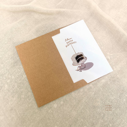 Take the Cake Card | Personalized Spring Birthday Card