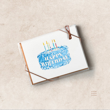 The Big Wish | Personalized Birthday Cake Birthday Card with Name