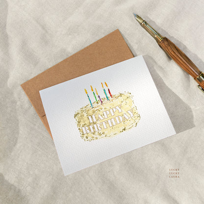 The Big Wish | Personalized Birthday Cake Birthday Card with Name