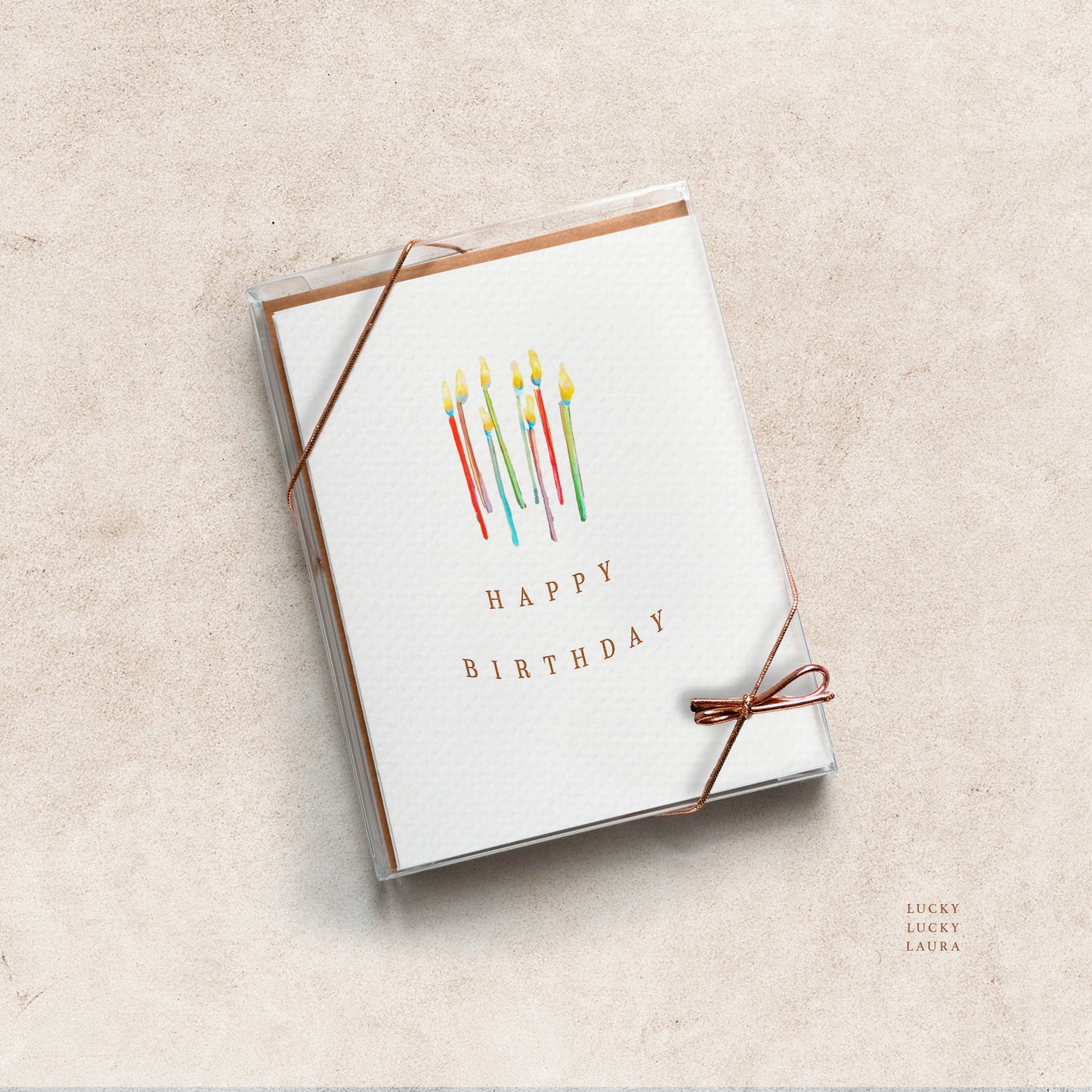 The Flickering Card | Personalized Birthday Candles Card
