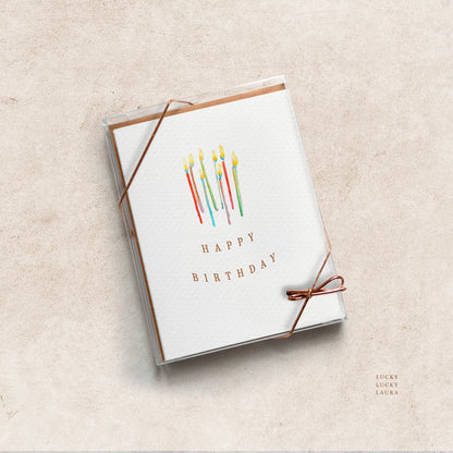 The Flickering Card | Personalized Birthday Candles Card