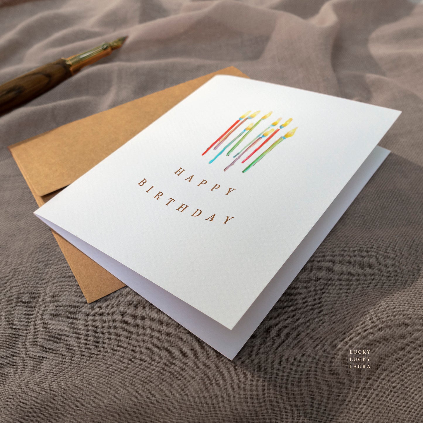 The Flickering Card | Personalized Birthday Candles Card