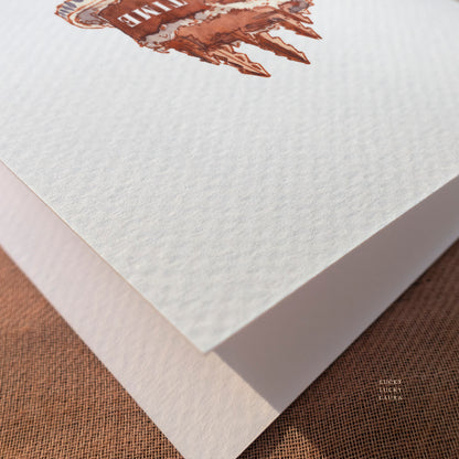 The Snowfall Cake | Personalized Winter Birthday Card