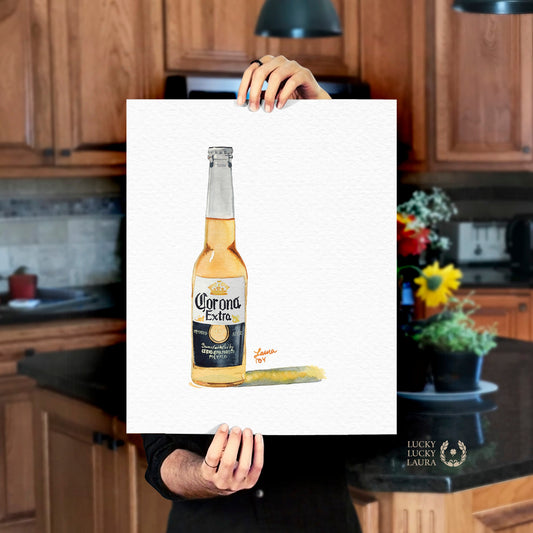 Corona Extra Watercolor | Giclée Print