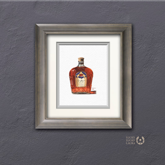 Crown Royal Watercolor | Giclée Print