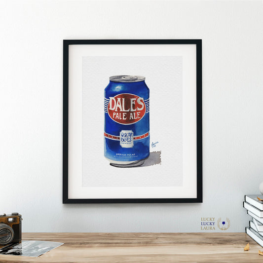 Dale's Pale Ale Watercolor | Giclée Print