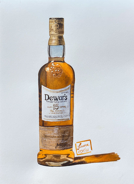 Bottle of Dewar's 15