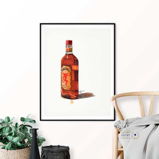 Fireball Watercolor | Giclée Print