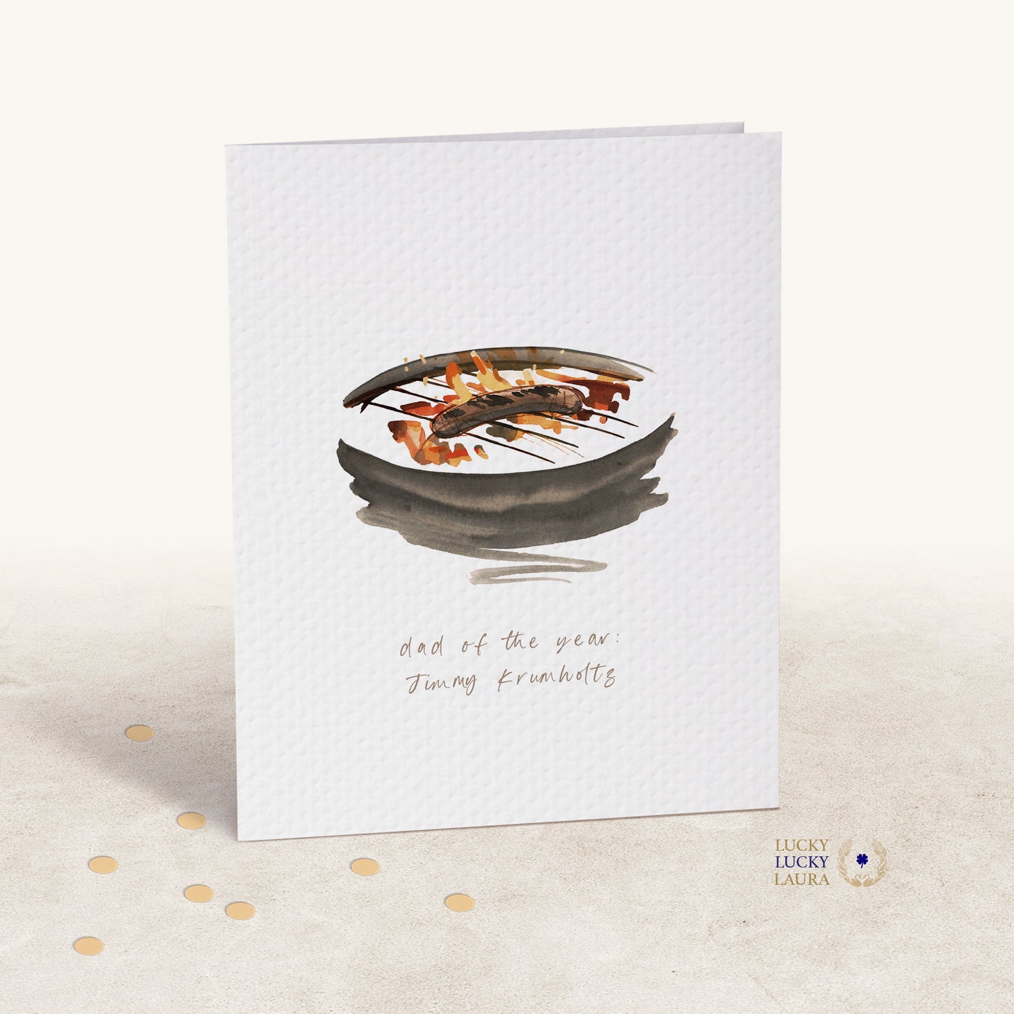 The Fired Up Card | Personalized Father's Day Card