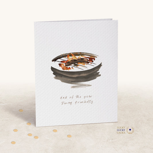 The Fired Up Card | Personalized Father's Day Card