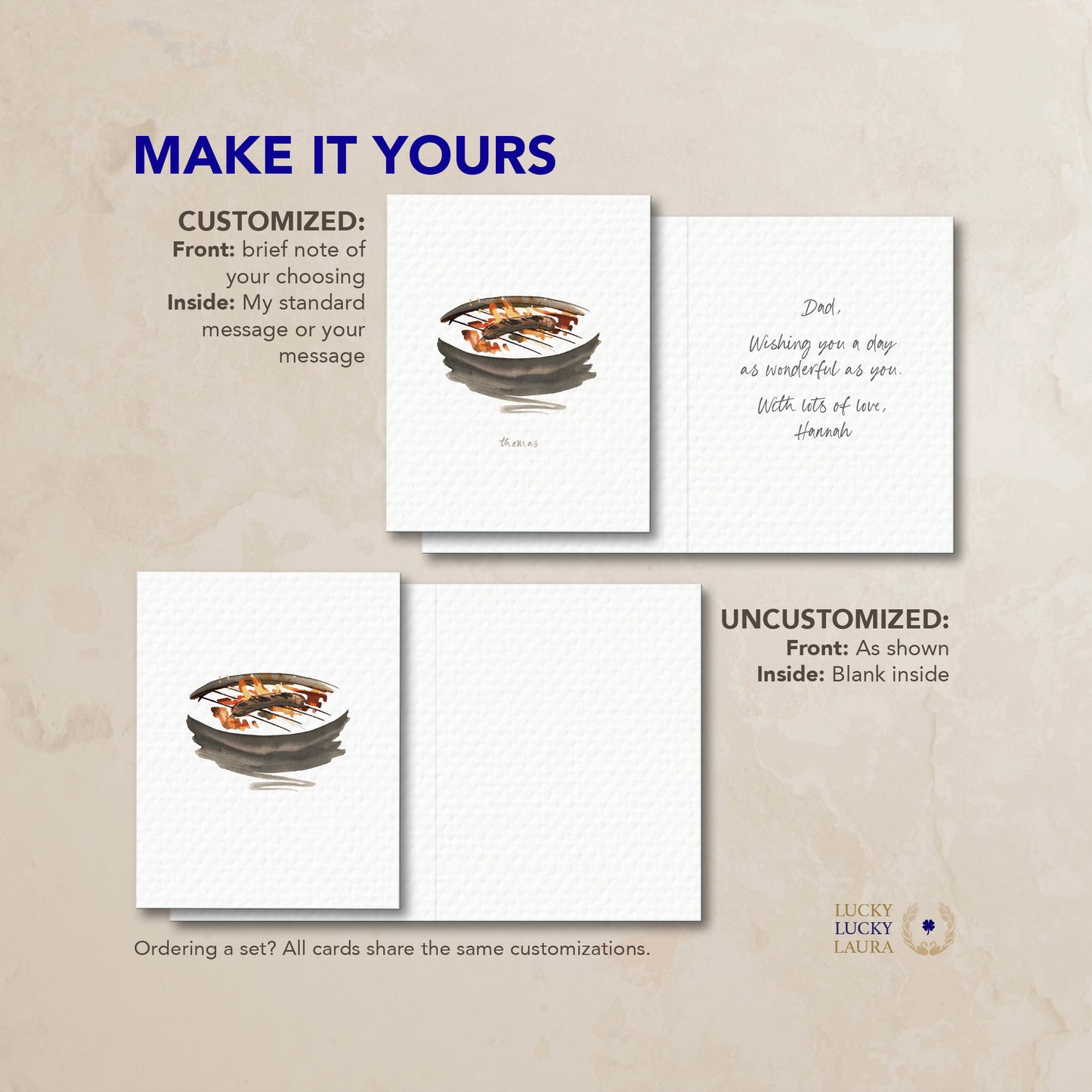 The Fired Up Card | Personalized Father's Day Card