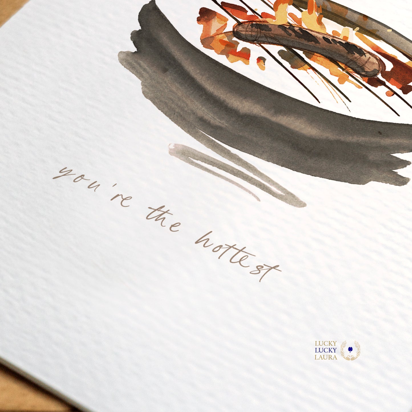 The Fired Up Card | Personalized Father's Day Card
