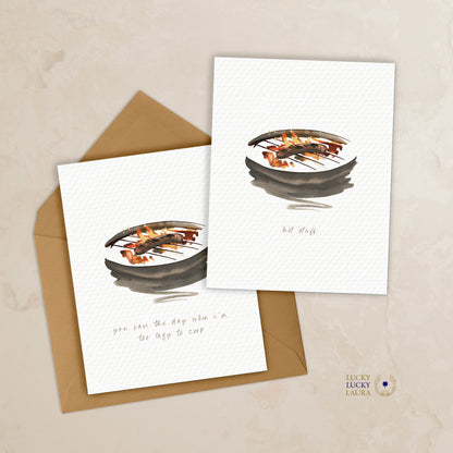 The Fired Up Card | Personalized Father's Day Card