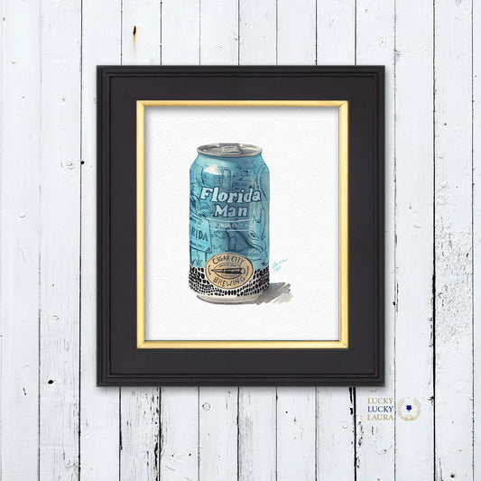 Florida Man Watercolor | Giclée Print