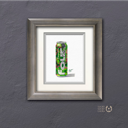 Four Loko Watermelon Watercolor | Giclée Print