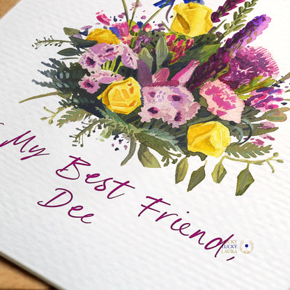 In Full Bloom Card | Personalized Mother's Day Floral Card