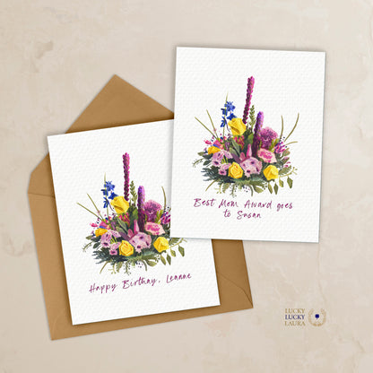 In Full Bloom Card | Personalized Mother's Day Floral Card