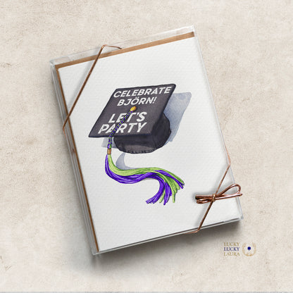 The New Chapter Card | Personalized Graduation Greeting Card