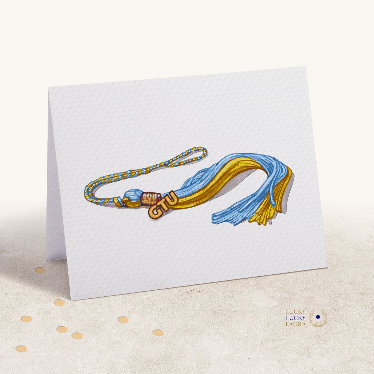 The Turning Tassel Card | Personalized Graduation Greeting Card