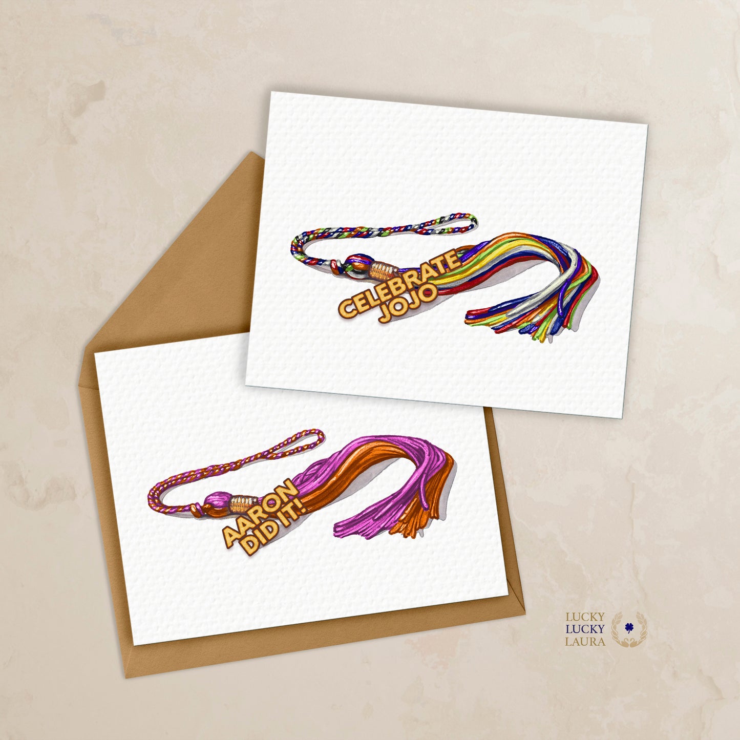 The Turning Tassel Card | Personalized Graduation Greeting Card
