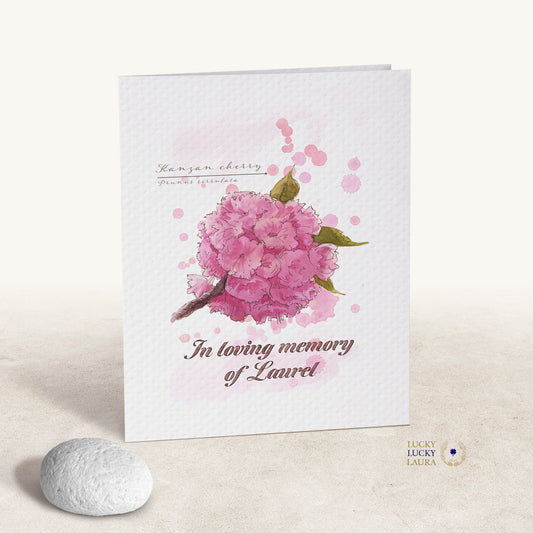 The Hanami Card | Personalized Sympathy & Memorial Card