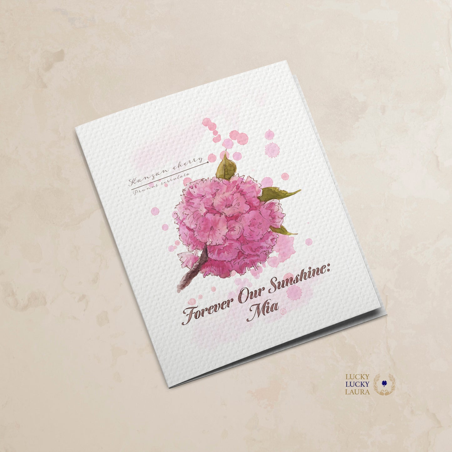 The Hanami Card | Personalized Sympathy & Memorial Card