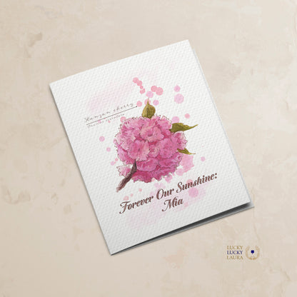 The Hanami Card | Personalized Sympathy & Memorial Card